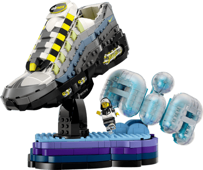 LEGO Nike 43025 Air Max 95 Sneaker Building Set | Collectible Nike Shoe Model with Display Stand & Minifigure | Creative Building Toy for Teens, Adults & Sneaker Fans