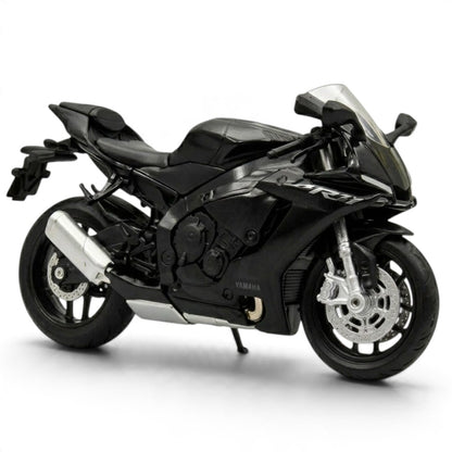 MSZ 1:18 Yamaha YZF-R1 Die-Cast Motorcycle Model | With 2 Variants  Black/Yellow