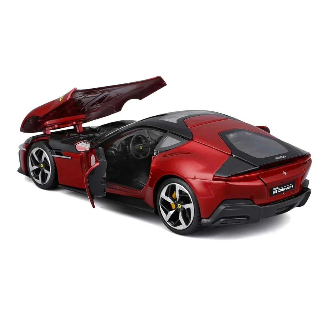 BBURAGO Ferrari 12Cilindri 1:24 Scale Diecast Model Car – Red Supercar Collector Edition (14+)