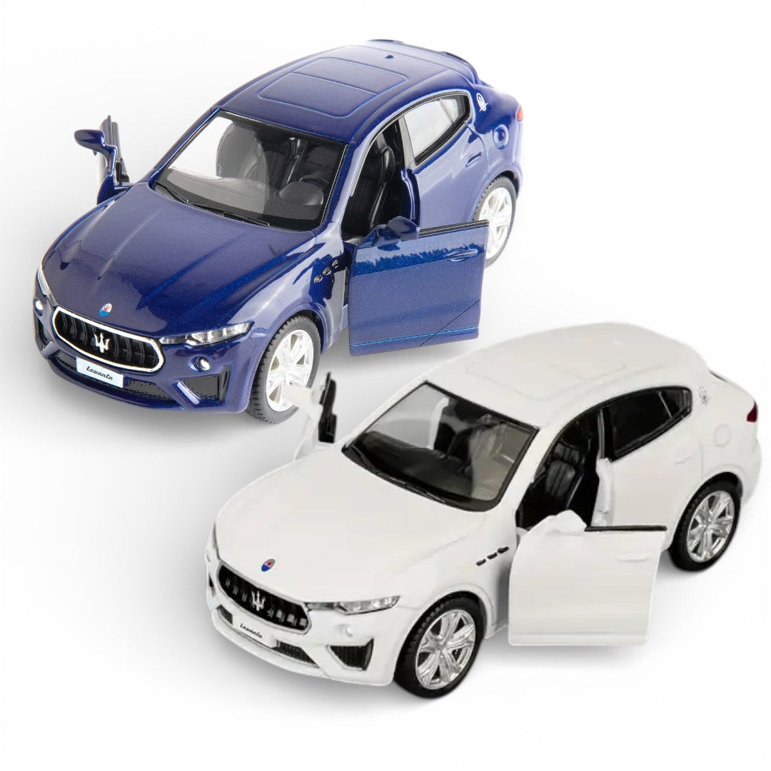 RMZ City 1:36 Maserati Levante GTS Diecast Alloy Car Model – Openable Doors | Pull Back & Go | 2 Color Variants