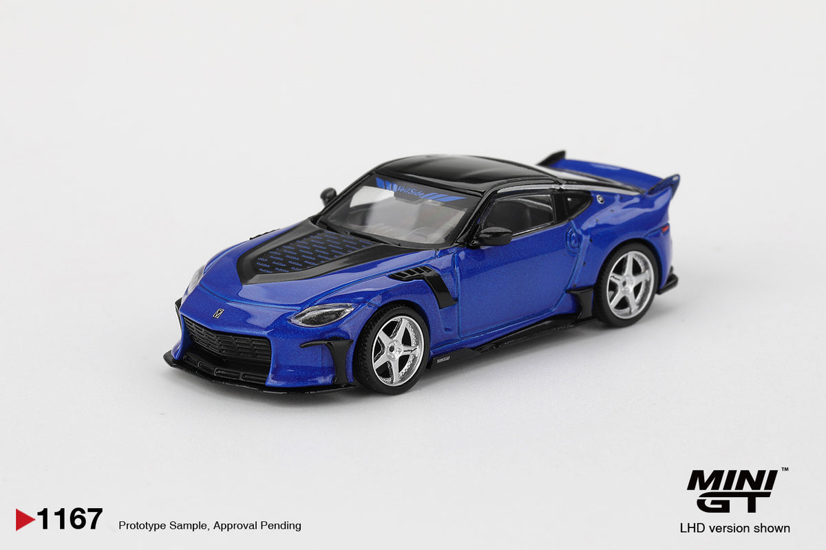 Minigt 1:64 Oracle Red Bull Racing RB19 #1 Max Verstappen 2023 F1 2023 Las Vegas GP Winner+Ford Puma Rally1 #16 M-Sport Ford WRT 2024 Rally Finland 3rd Place+Nissan Z VeilSide FFZ400 Seiran Blue+Lancia Stratos HF #4 1979 Spanish Rally Champion