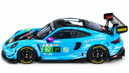 Trends Hobby Porsche 911 GT3 R #92 Manthey Racing Die-Cast Model Car – Blue