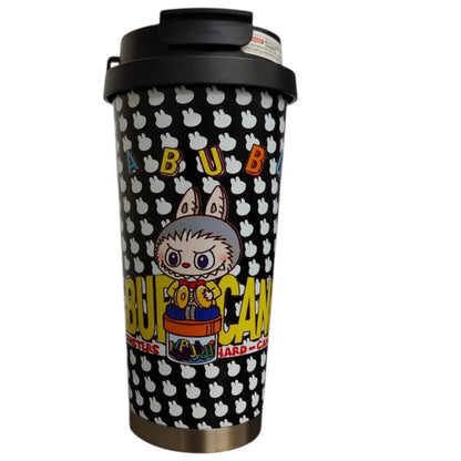 Swig Suck Labubu Coffee Sipper Bottle 500ml - Assorted Multi-Color - Jaiman Toys