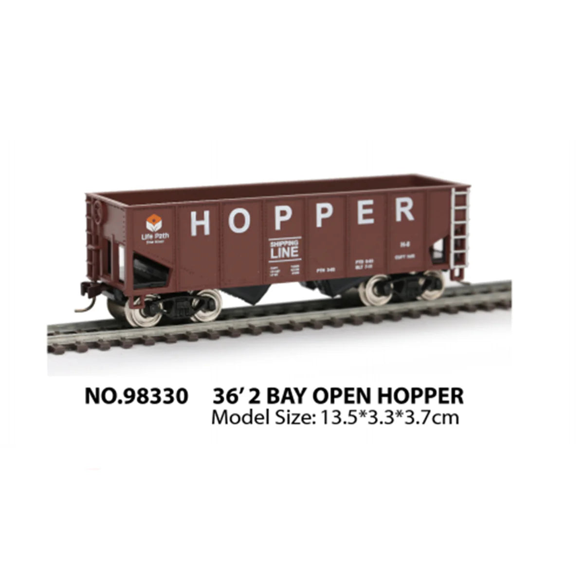 HO 1:87 Old Time Steam Locomotive Train Set with Metal Tracks & Controller | 331 cm Track | Beginner Model Railway (14+)