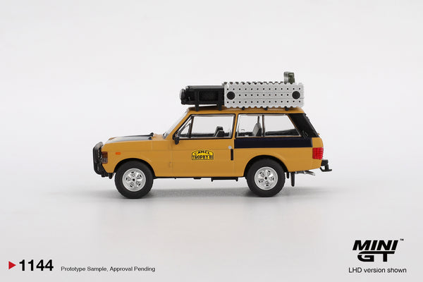 Mini GT 1:64 Range Rover 1981 Camel Trophy Sumatra Winner C