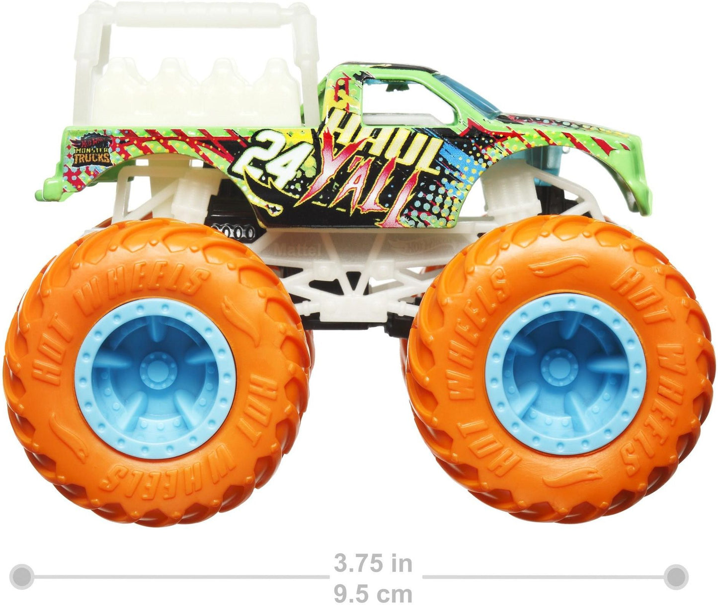 Hot Wheels Monster Trucks Haul Y’all Glow in the Dark – Neon Monster Truck Toy