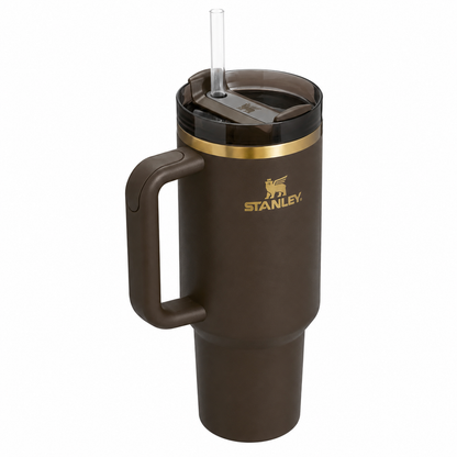 STANLEY The Chocolate Gold Quencher H2.0 FlowState™ Tumbler | 1.18L with Straw for Water (40 oz)