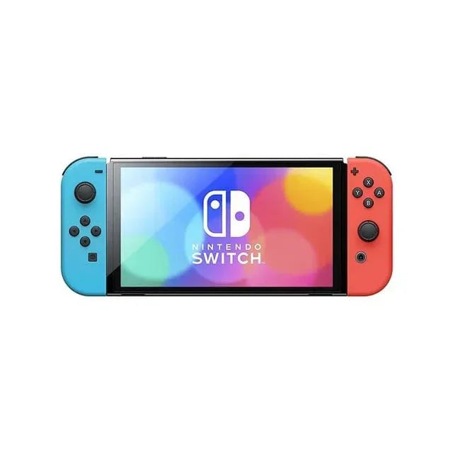 Nintendo Switch OLED model With Neon Red Neon Blue Joy-Con - Jaiman Toys