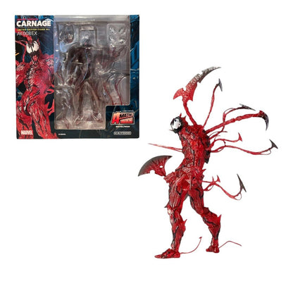 Marvel Supervillain - Carnage Action Figure- Limited Edition Clear Ver AY-008 EX by Kaiyodo! (18 cm) Age 15+