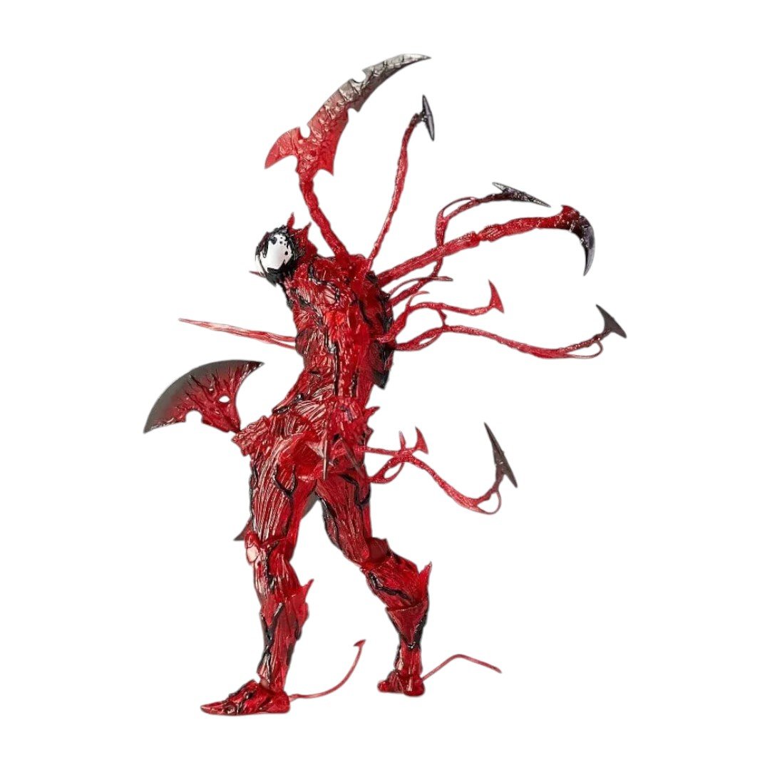 Marvel Supervillain - Carnage Action Figure- Limited Edition Clear Ver AY-008 EX by Kaiyodo! (18 cm) Age 15+