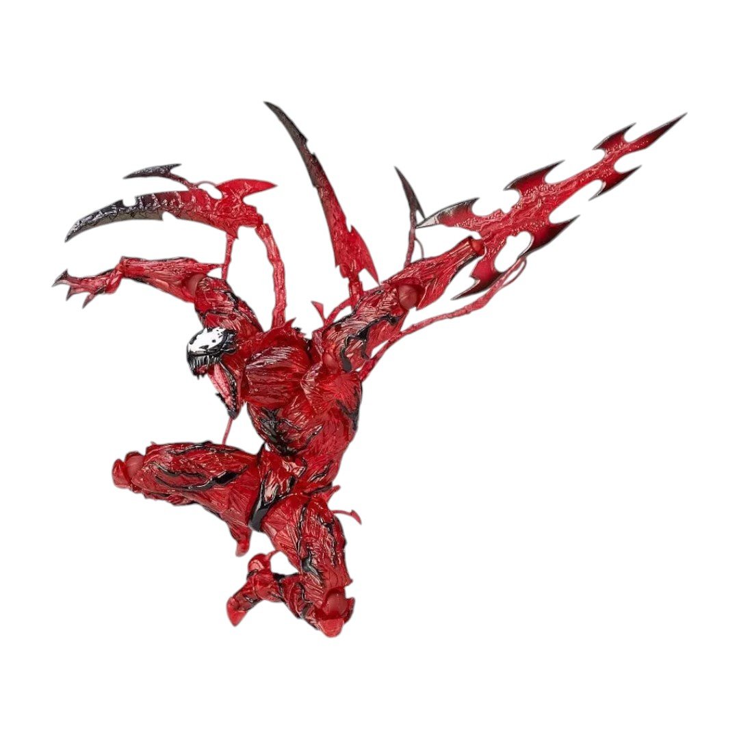 Marvel Supervillain - Carnage Action Figure- Limited Edition Clear Ver AY-008 EX by Kaiyodo! (18 cm) Age 15+