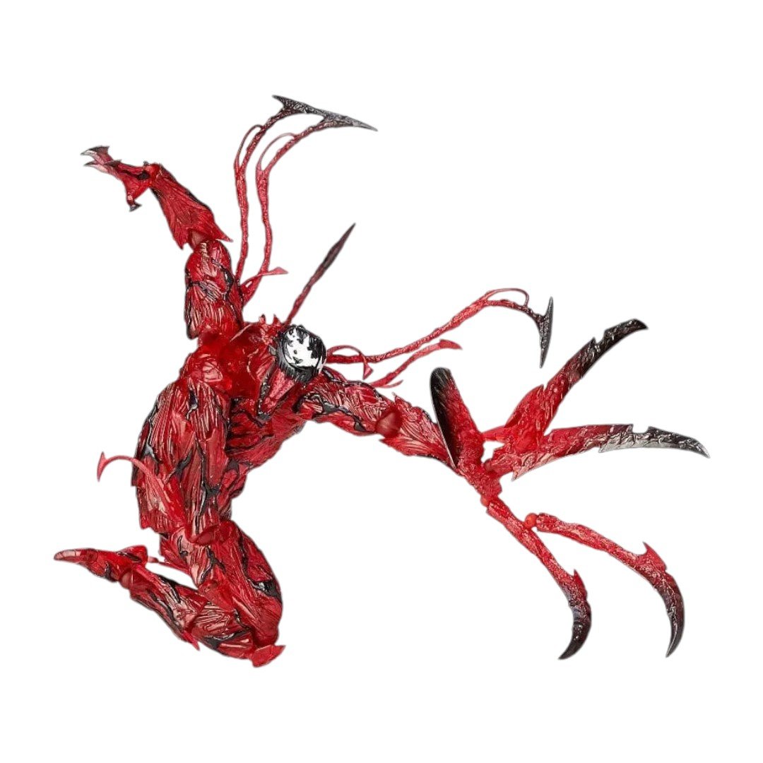 Marvel Supervillain - Carnage Action Figure- Limited Edition Clear Ver AY-008 EX by Kaiyodo! (18 cm) Age 15+