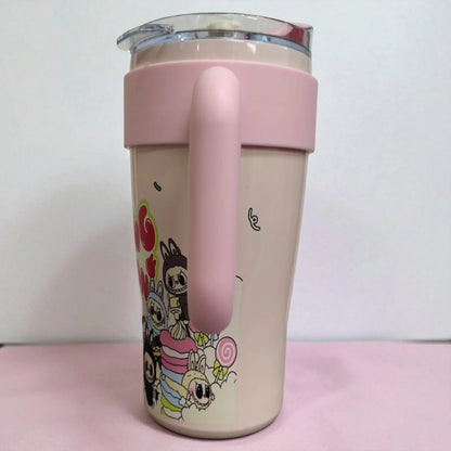 Nice Holiday Stainless Steel Cute Sipper Water Bottle – 860ml | Ideal for Office, Gym, & Travel - Jaiman Toys