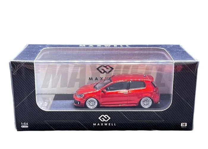 GOLF GTI MK6 Maxwell Red Diecast 1:64 Car Model - Jaiman Toys