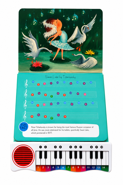 Classical Melodies My First Piano Book with Electronic Keyboard for Kids