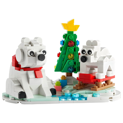 LEGO Wintertime Polar Bears 40571 Christmas Décor Building Kit (312 Pieces)