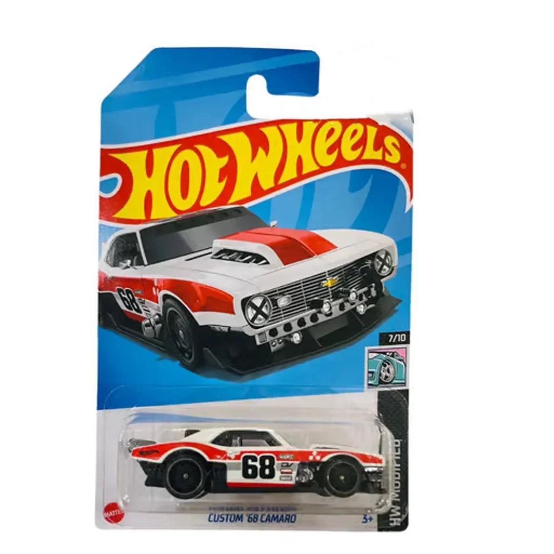Hot Wheels 1:64 Scale 5-Car Die-Cast Set – '95 Mazda RX-7 Drift + Audi 90 Quattro + Nerve Hammer X-Raycers + '68 Camaro HW Modified + Fast Foodie Hot Wheengs