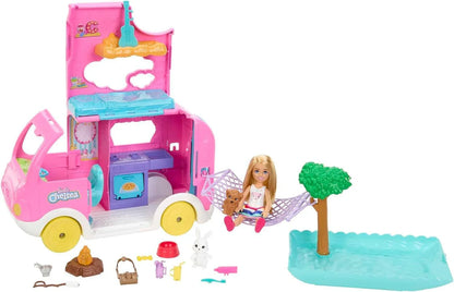 Barbie Club Chelsea Camper Dollhouse playset - HNH90 - Jaiman Toys