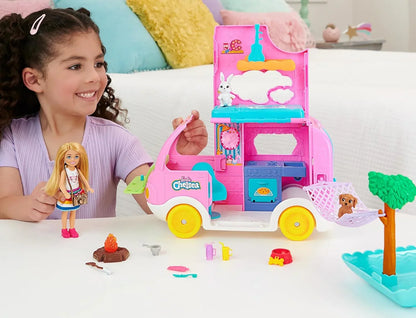 Barbie Club Chelsea Camper Dollhouse playset - HNH90 - Jaiman Toys