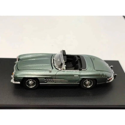 GFCC 1960 Mercedes-Benz 300SL Roadster Green 1/64 Scale Diecast Model Car - Jaiman Toys