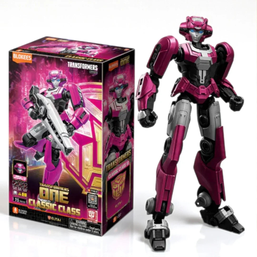 Blokees Transformers One – Classic Class Elita-1 Action Figure-5Inch | 75-Piece Buildable Collectible Model Toy