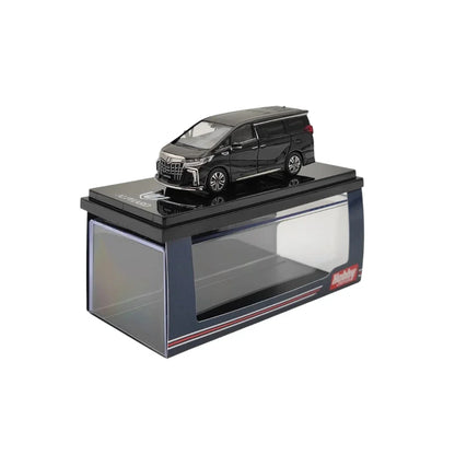 1:64 Hobby Japan Toyota HJ645012ABK ALPHARD HYBRID (H30W) Hybrid with Sunroof Black Pearl Crystal Shine - Jaiman Toys