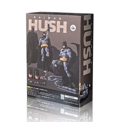 Batman Hush Black Version Action Figure – 1/12 Scale Superhero Collectible (6.3 Inch)