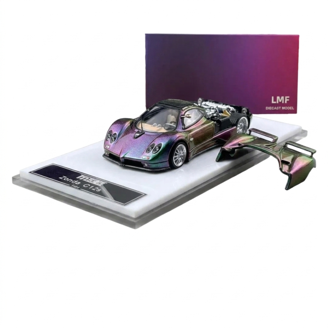 LMF Pagani Zonda C12s – Light Blue | 1:64 Diecast Supercar- 2 Variants