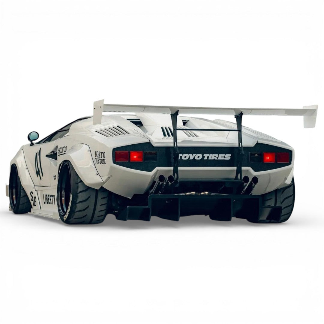 Vision64 1:64 Lamborghini Countach LBWK Liberty Walk White Diecast Scale Model Car