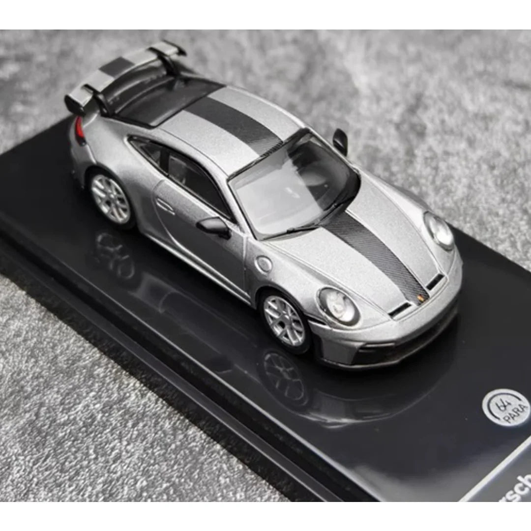 Para64 1:64 Scale 2025 Porsche 911 GT3 (992.2) GT Silver Metallic – Diecast Model Car