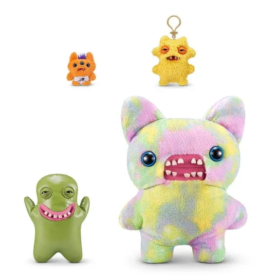 Fuggler New Fuggs on the Block 9 inch (Shameless Goof), Funny Ugly Monster Soft Plush Toy by ZURU- New Fuggs on the Block” Edition (Green) - Jaiman Toys