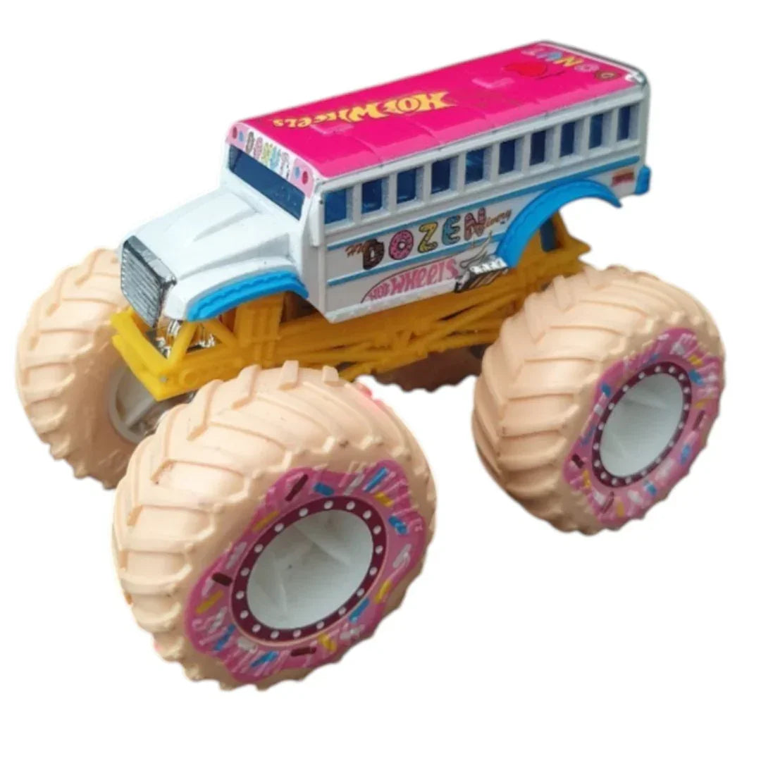 Hot Wheels Monster Trucks Dozen Delivery Die-Cast Monster Truck | Oversized Donut Wheels | 1:64 Scale Collectible Toy Vehicle for Kids & Collectors | Mattel