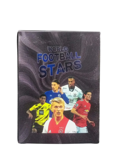 Football Super Stars Card Set – 55PCS Black Edition Football Star Cards | English Limited Edition Collector’s League Cards Gift for Kids & Fans - 1 Piece - Jaiman Toys