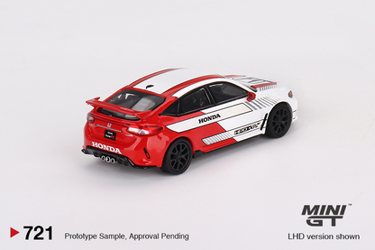 Mini GT Honda Civic Type R 2 (2023) Pace Car - White Edition