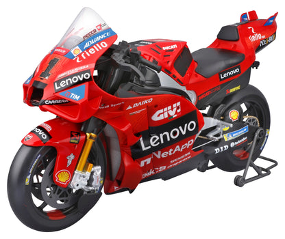 Maisto 1:18 Ducati Desmosedici GP 2024 No. 1 Francesco Bagnaia Die-Cast Motorcycle Model with Display Stand
