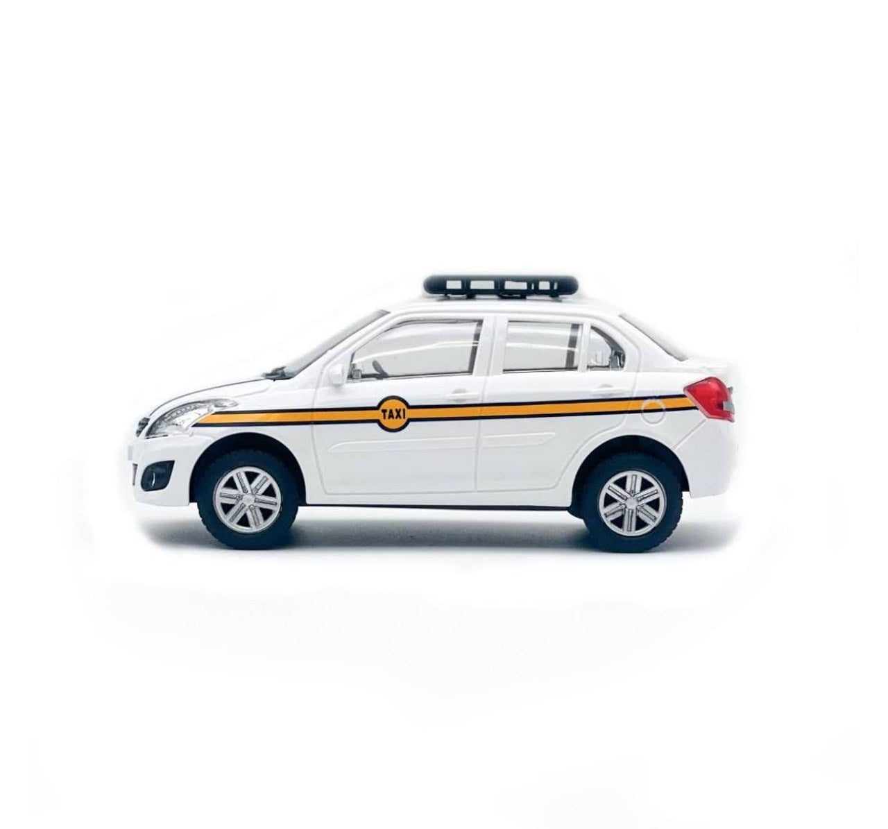Centy Urban Tourist Cab Pull Back Toy Car for 3Y+ White