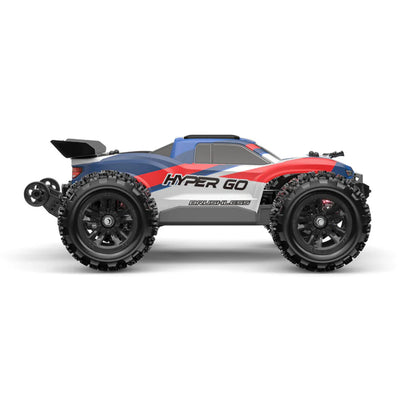 MJX Hyper Go 1:16 Scale 4WD Brushless RC Monster Truck | 2852 Brushless Motor, 45A ESC, 2.4GHz RTR High-Speed Off-Road Remote Control Car
