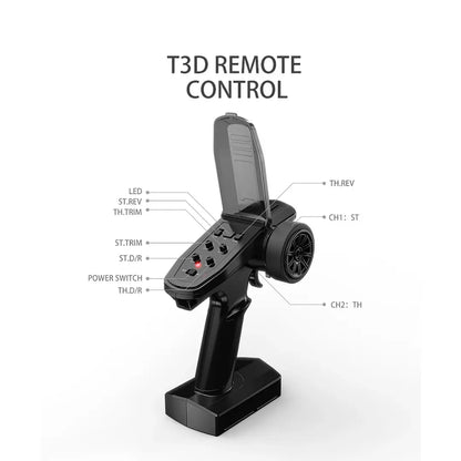 MJX 1:14 Scale Hyper Go 14207 Brushless RC Car  – 53km/h High-Speed 4WD Off-Road Truck with 2 Shells (2.4G Control)