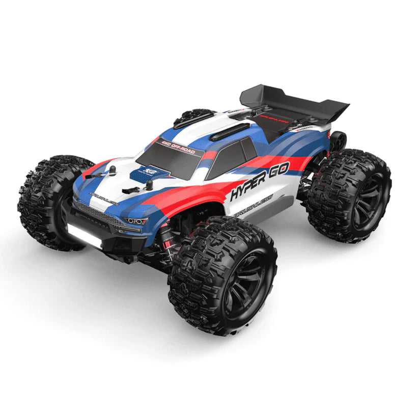 MJX Hyper Go 1:16 Scale 4WD Brushless RC Monster Truck | 2852 Brushless Motor, 45A ESC, 2.4GHz RTR High-Speed Off-Road Remote Control Car