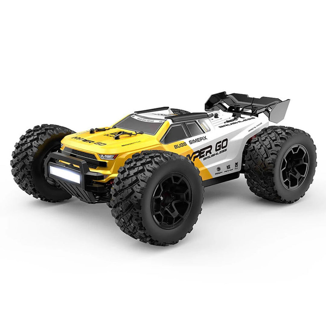 MJX 1:14 Scale Hyper Go 14207 Brushless RC Car  – 53km/h High-Speed 4WD Off-Road Truck with 2 Shells (2.4G Control)