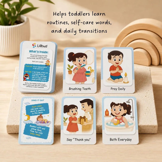 LiLLBUD Daily Habits Flash Cards