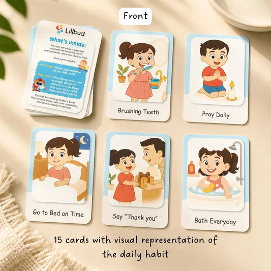 LiLLBUD Daily Habits Flash Cards