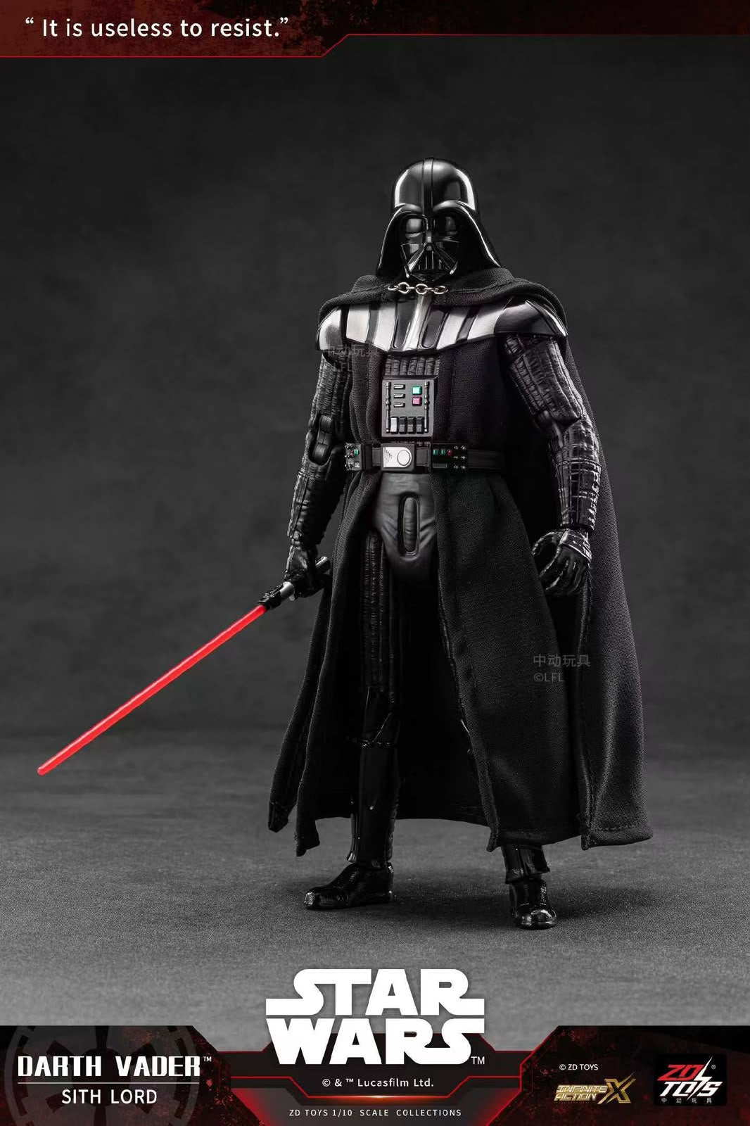 ZD Toys Star Wars Darth Vader Sith Lord Action Figure 7inch | 1966