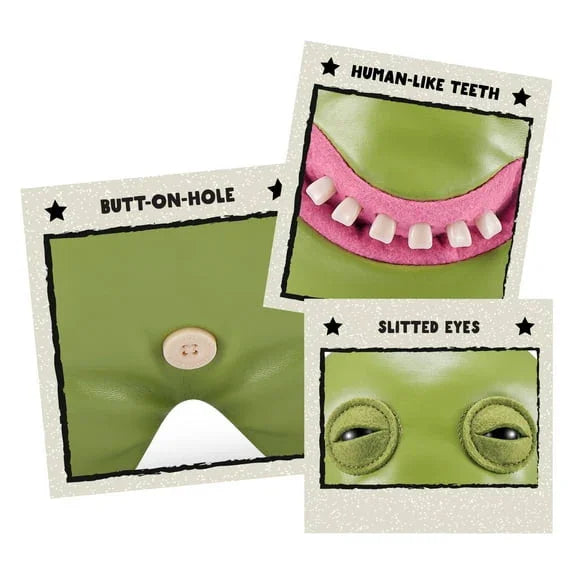 Fuggler New Fuggs on the Block 9 inch (Shameless Goof), Funny Ugly Monster Soft Plush Toy by ZURU- New Fuggs on the Block” Edition (Green) - Jaiman Toys