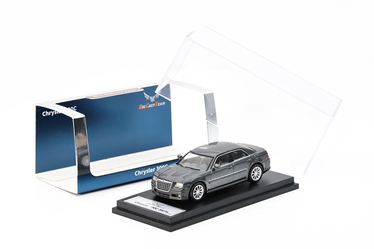 DCT 1:64 Chrysler 300C SRT8 Gray (LHD) Diecast Model Car | LL-056-281 Premium Collectible