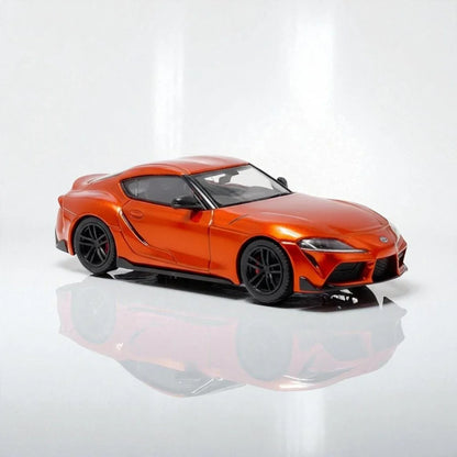 BSC 1:64 Scale Toyota GR Supra A90 Orange Diecast Cat Model - Jaiman Toys