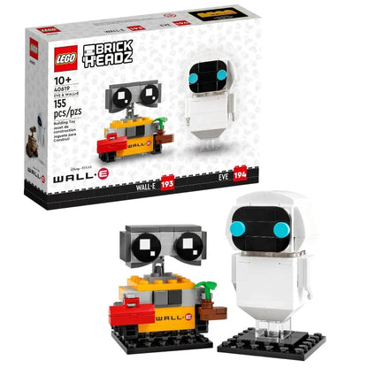 LEGO BrickHeadz Disney Pixar EVE & WALL•E 40619 Building Set (155 Pieces-For Aged 10+