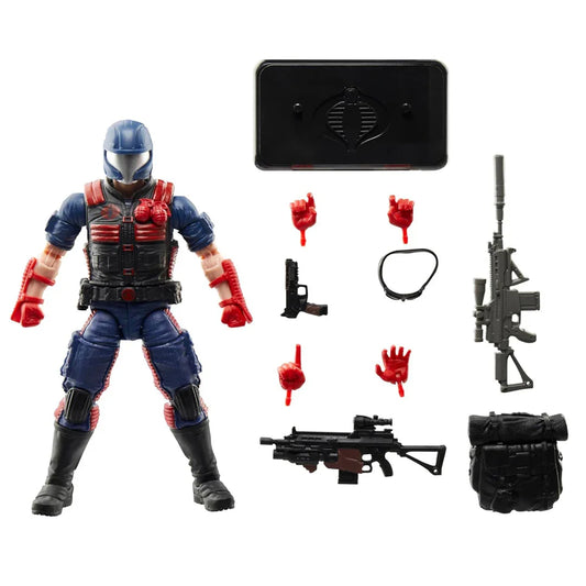 G.I. Joe Classified Series Retro Cardback Cobra Viper 6-Inch Action Figure with 13 Accessories - Jaiman Toys