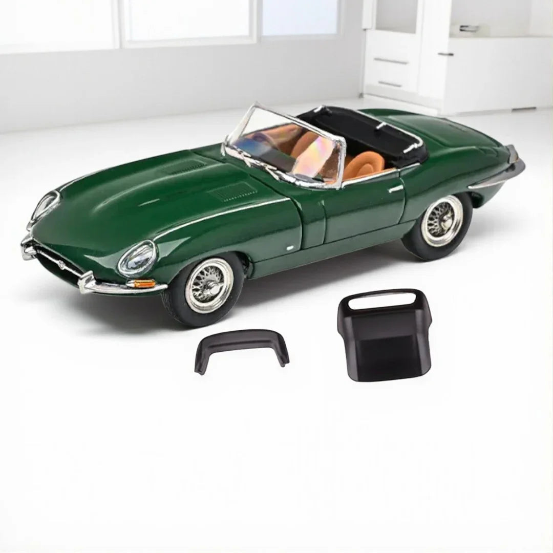 GFCC 1:64 Jaguar E-Type 1961 Roadster Green Diecast Car Model