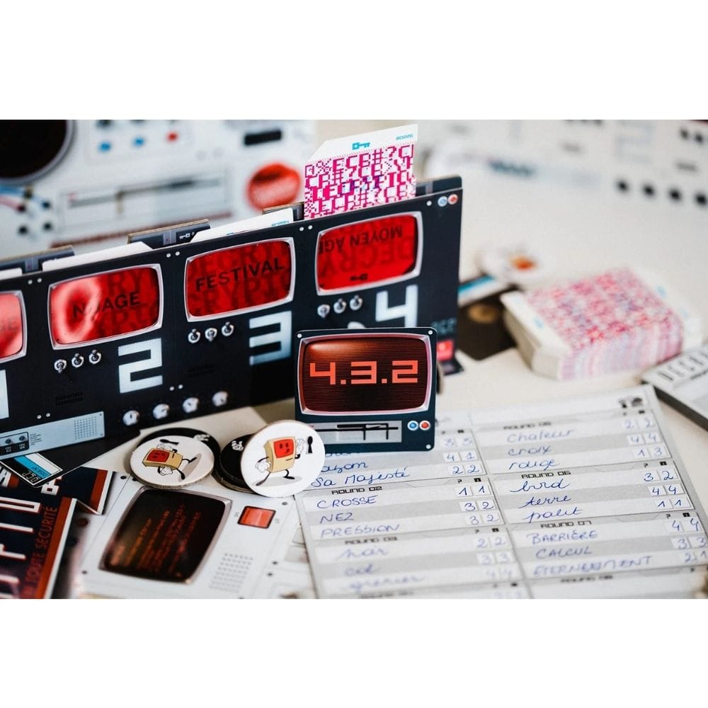 Decrypto Team Communication Board Game | Award-Winning Word Deduction & Code-Breaking Party Game | 3–8 Players | Ages 12+